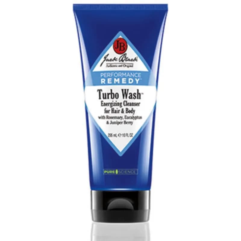 Jack Black Turbo Wash Energizing Cleanser for Body & Hair, 10 oz