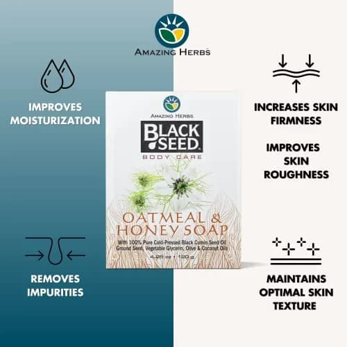 Amazing Herbs Black Seed Vegetable Glycerin Soap Bar