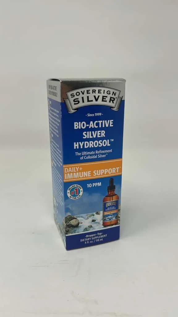 Sovereign Silver Bio-Active Silver Hydrosol, 4 oz Dropper