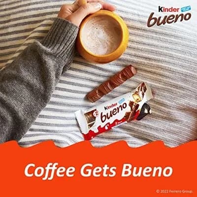 Kinder Bueno Milk Chocolate & Hazelnut Cream Bars