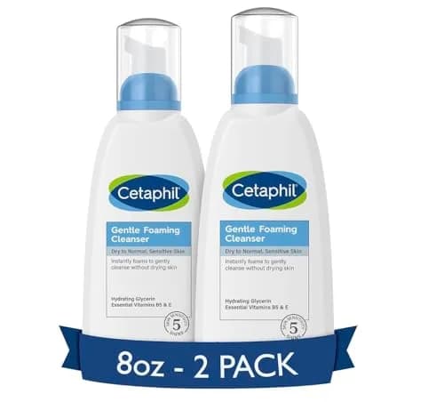 Cetaphil Gentle Skin Cleanser for Dry to Normal Sensitive Skin, with Glycerin & Vitamins E and B5