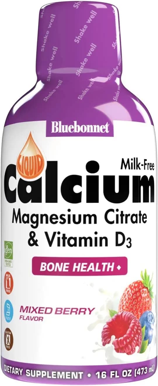 Bluebonnet Nutrition Liquid Calcium Citrate Calcium Citrate - MIXED BERRY