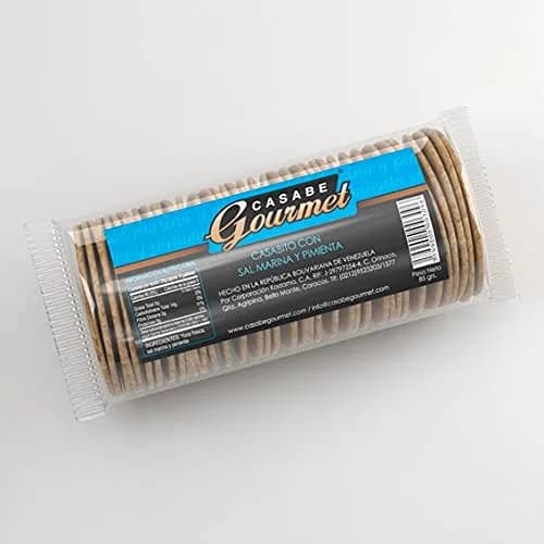 Casabe Casabito Galletas Gourmet de Yuca, Sal Marina