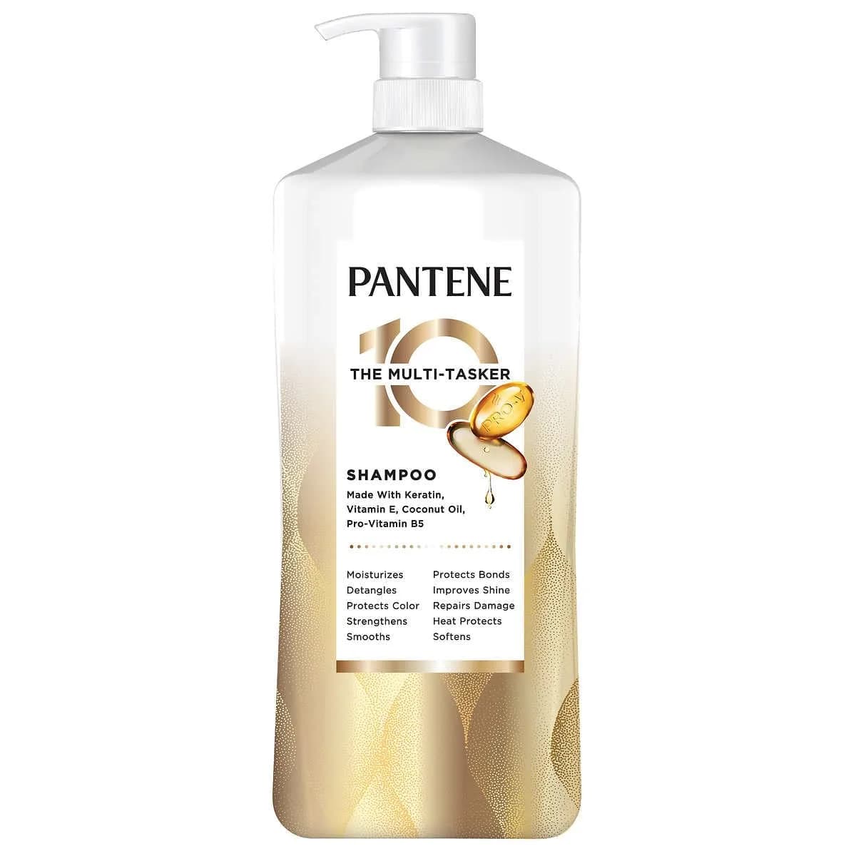 Pantene 10-in-1 Multi-Tasker Shampoo, 38.2 fl oz