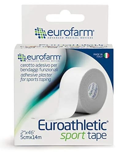 Euroathletic Sports Tape -2 in x 15 yds - Strong Adhesive Bandage for Athletes, Easy to Tear,No Sticky Residue,Ideal for Lacrosse,Climbers and Boxing.
