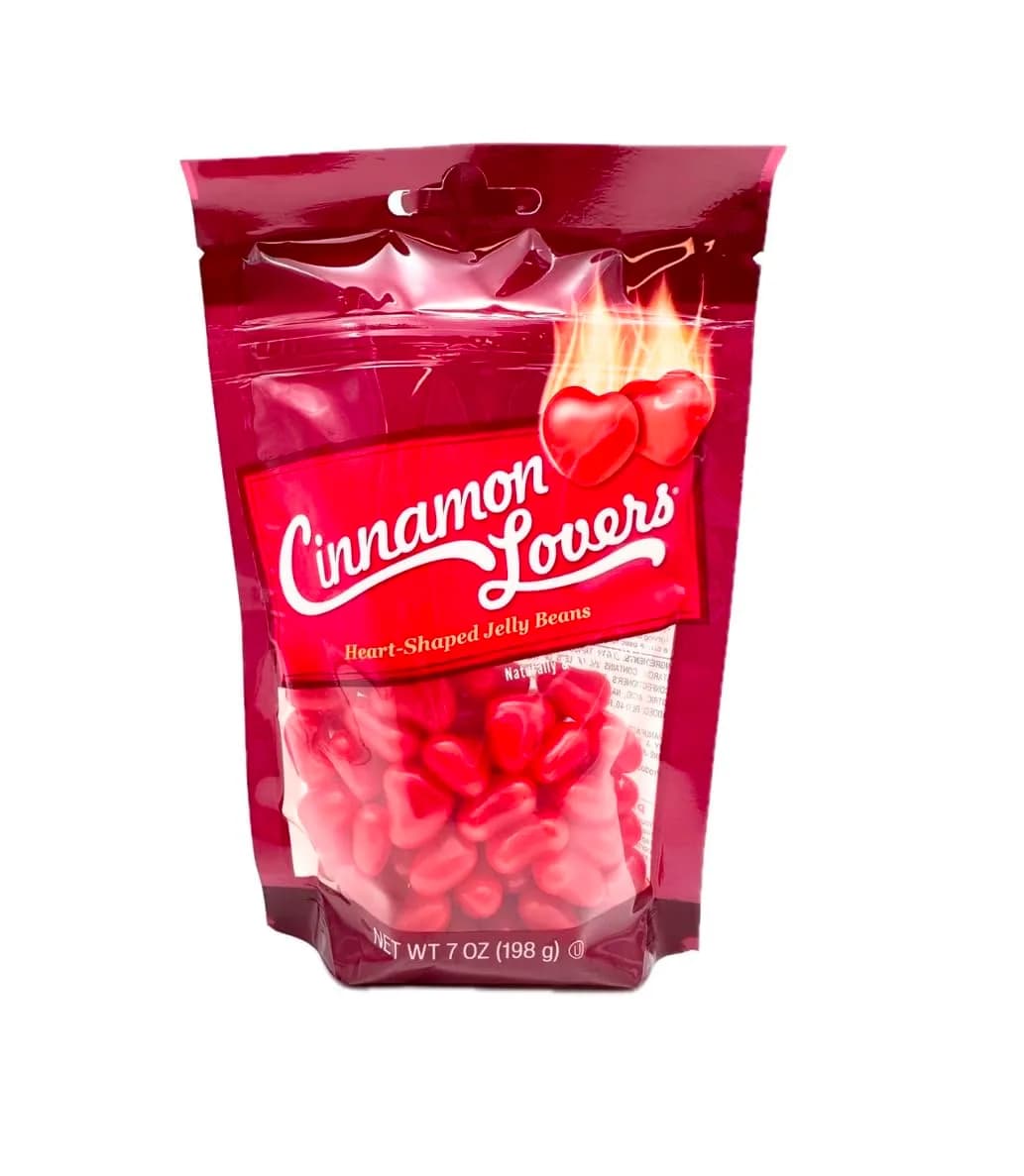 Jelly Belly Cinnamon Lovers Gomitas en Forma de Corazon, 7 oz