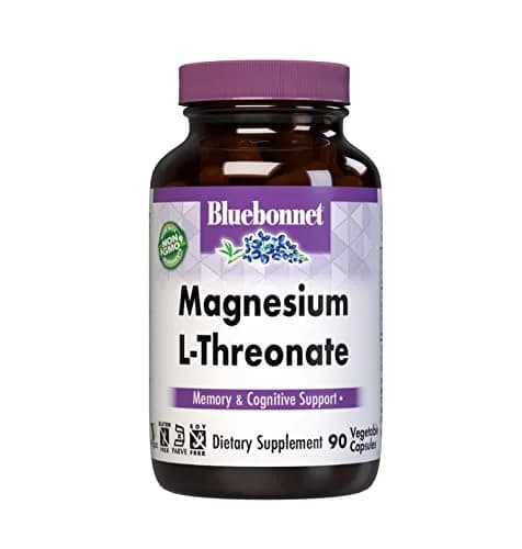 Bluebonnet Nutrition Magnesio L-Treonato, 90 Cápsulas Vegetales