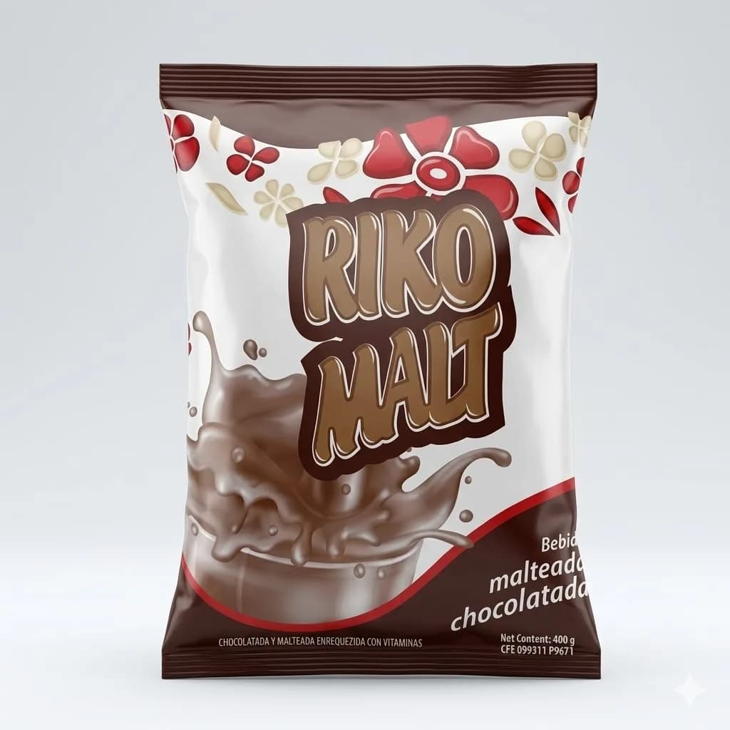 Ricomalt Original Mezcla en Polvo Sabor Malta (1.1 lb / 500 g)
