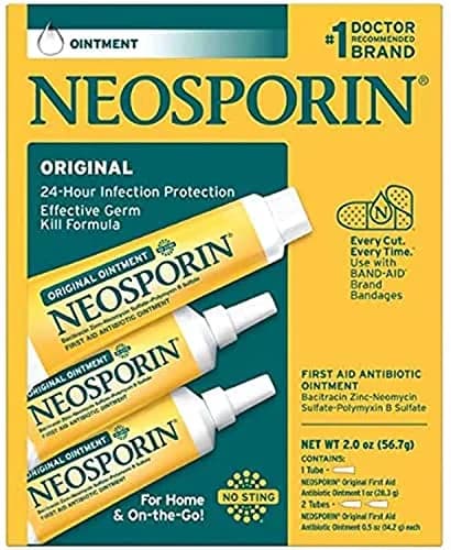Neosporin Original Ungüento Antibiótico de Primeros Auxilios (Pack de 3)