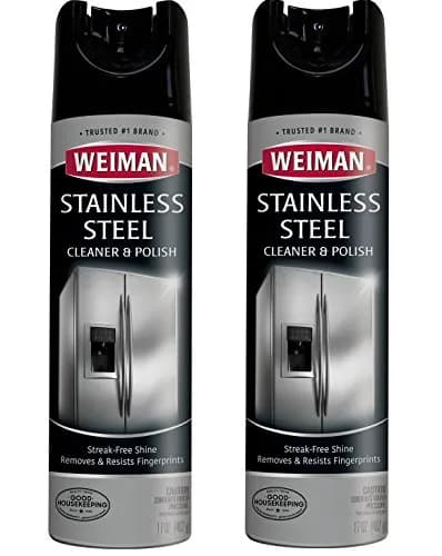 Limpiador y Abrillantador de Acero Inoxidable Weiman, 17 oz (2 Uds)