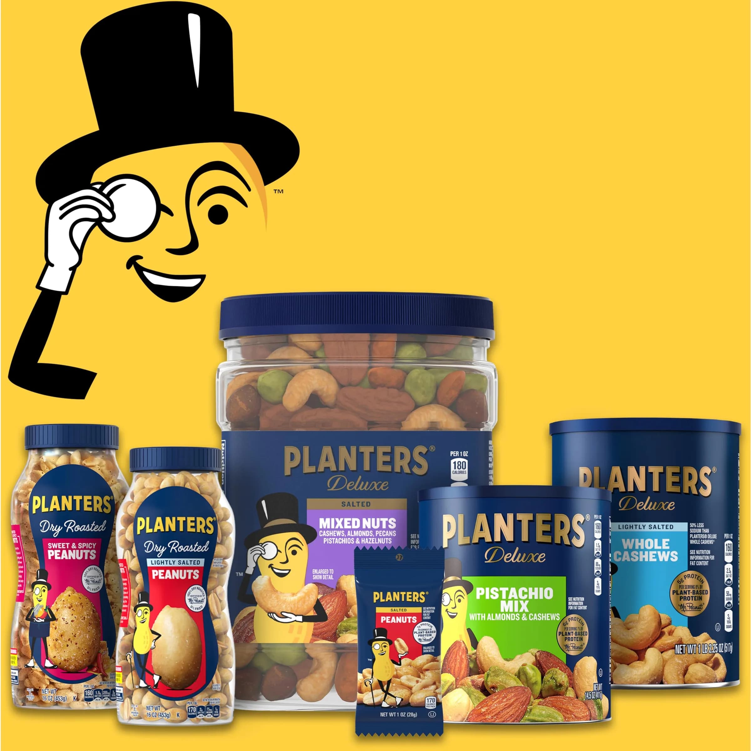 Cacahuates Salados Planters, Bolsas Individuales de 1 oz (Paquete de 144)