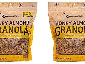 Granola de Miel y Almendra Member's Mark, 4 lb (Paquete de 2)