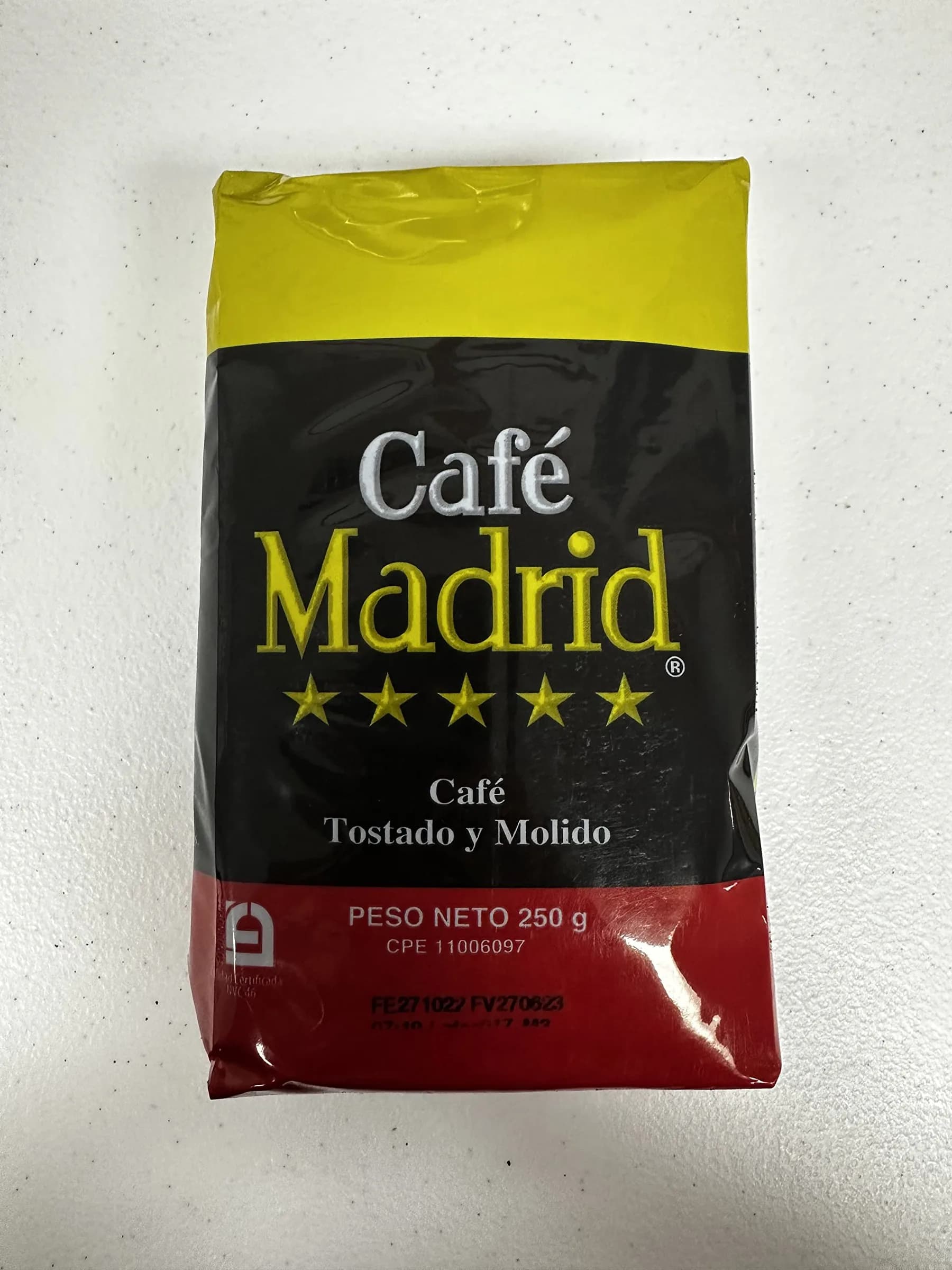Cafe Madrid Ground Roasted Venezuelan Coffee, 250 g (2-Pack)