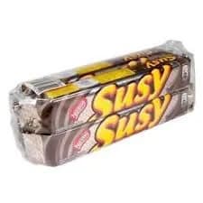 Galletas Susy Maxi Rellenas de Crema de Chocolate, Snack Venezolano (2 Paquetes de 4, 8 en Total)
