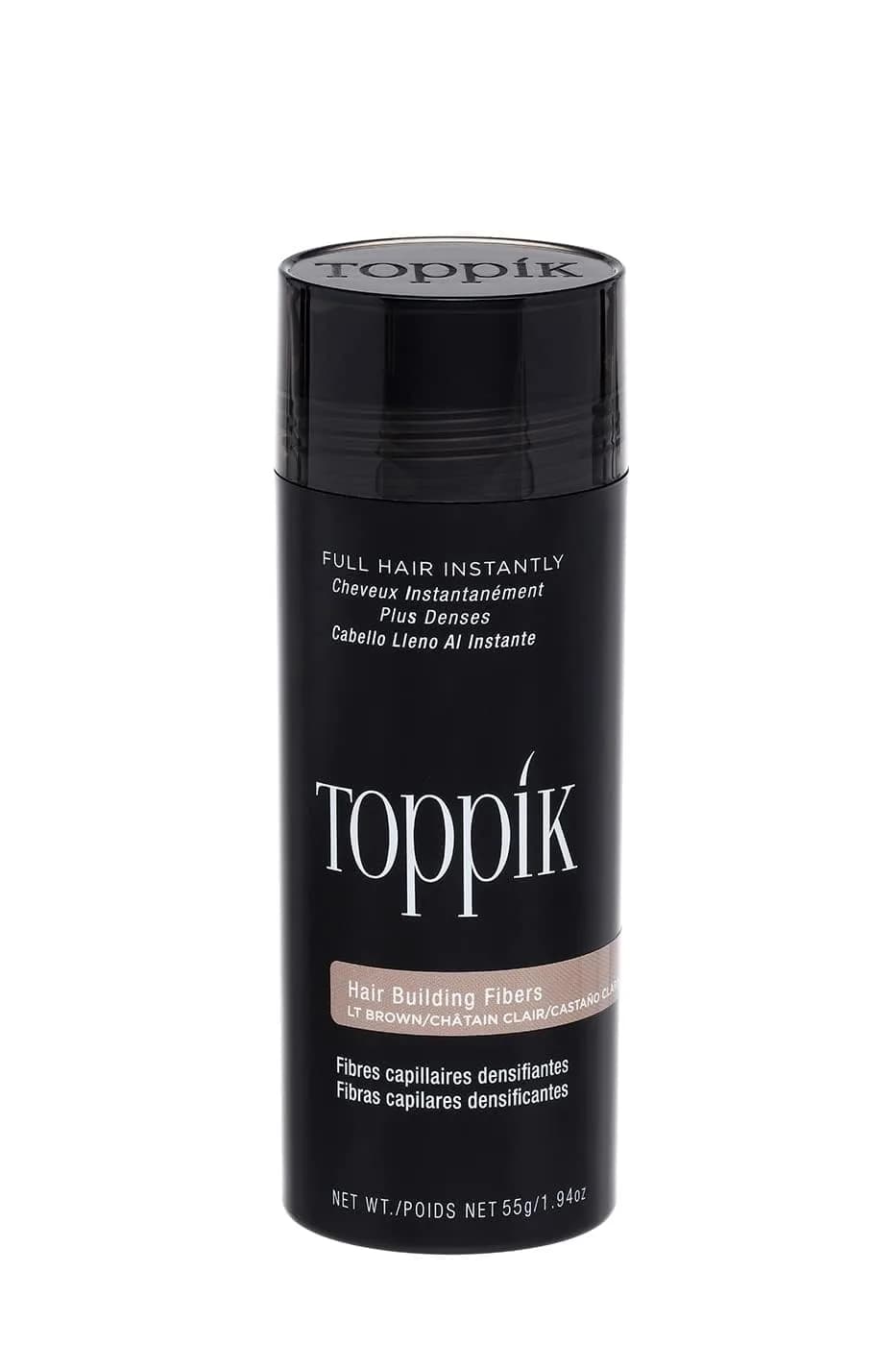 Toppik Hair Building Fibers, Light Brown, 55 g