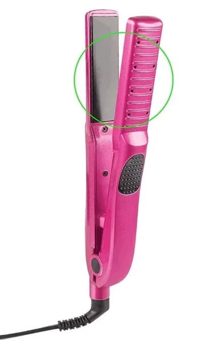 Vivitar Ceramic Flat Iron Hair Straightener: Top 100-240V Ceramic Straightening/Curling Iron| Smooth-Glide Iron Plates Easy Grip Design & 6ft Swivel Cord| Salon Quality Results for All Hair Types|