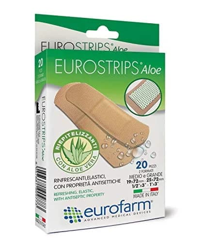 Eurostrips Curitas Adhesivas con Aloe Vera