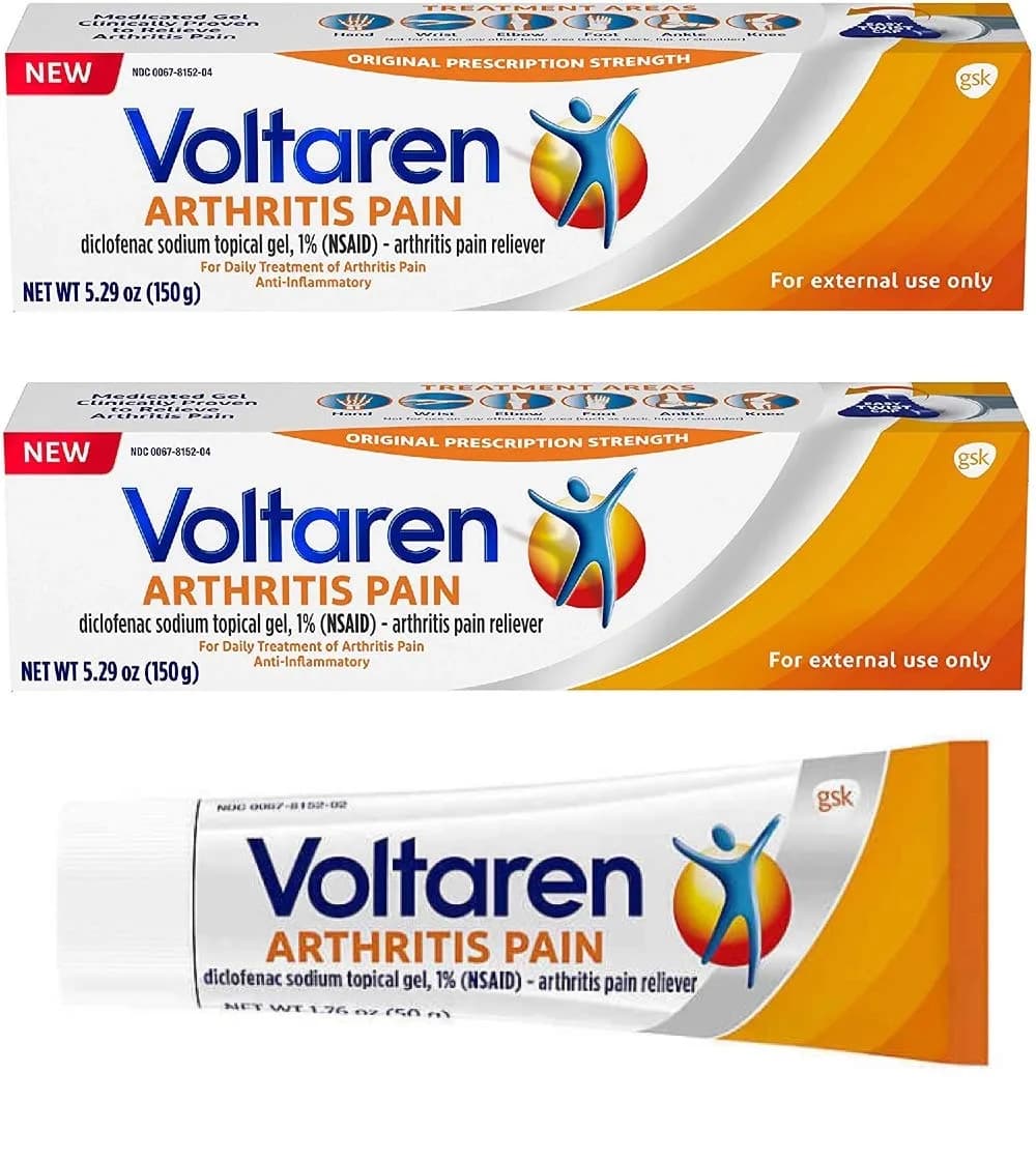 Voltaren Gel para el Alivio del Dolor de Artritis