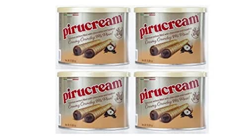 Wafers de Crema de Chocolate y Avellana Pirucream