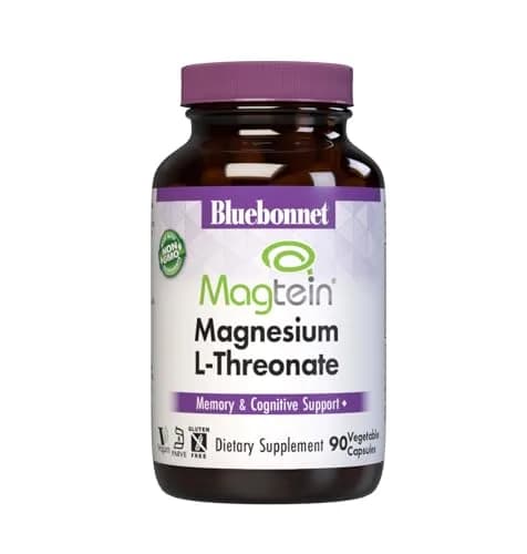 Bluebonnet Magnesio L-Treonato Cápsulas Vegetales