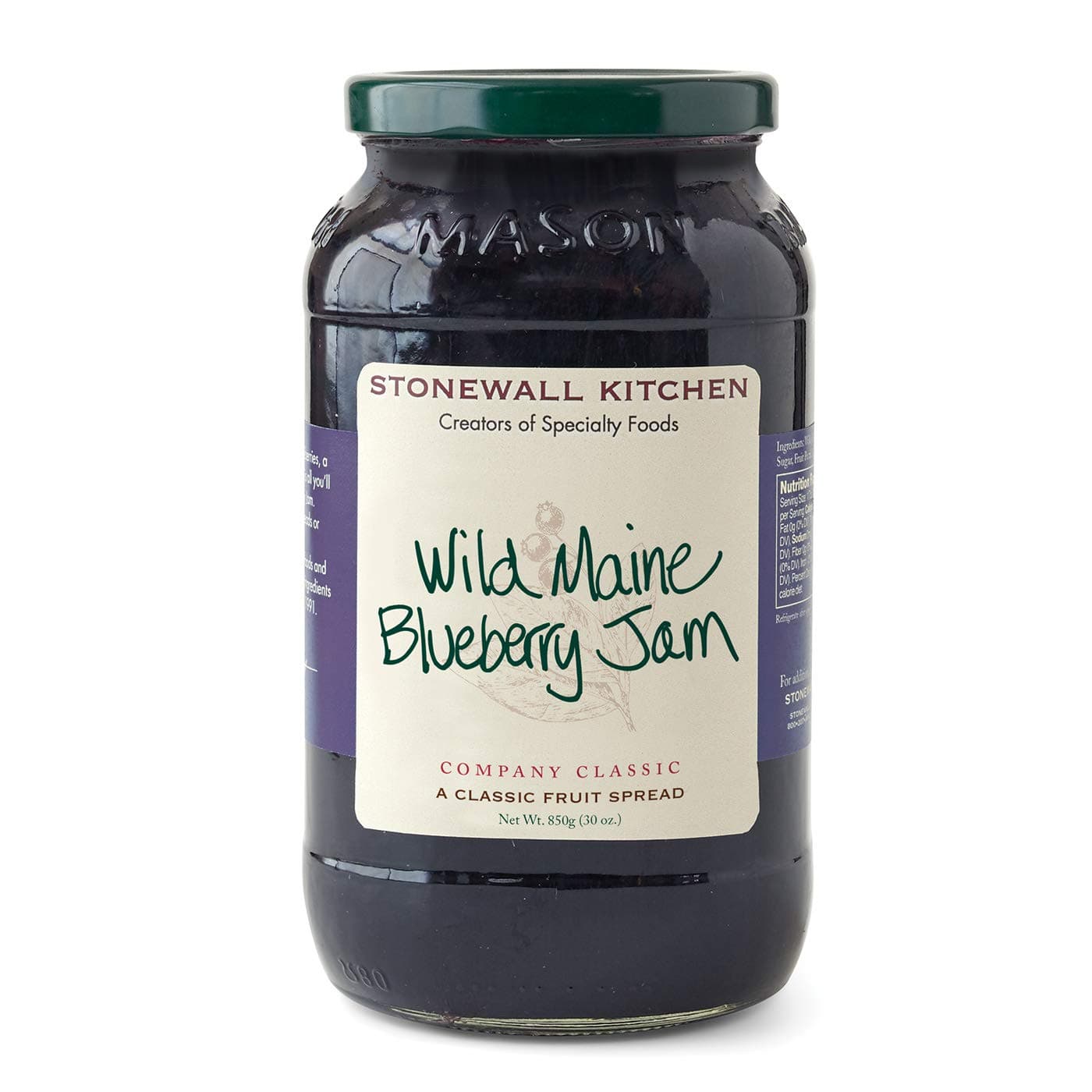 Stonewall Kitchen Organic Wild Maine Blueberry Fruit Spread, 30 oz