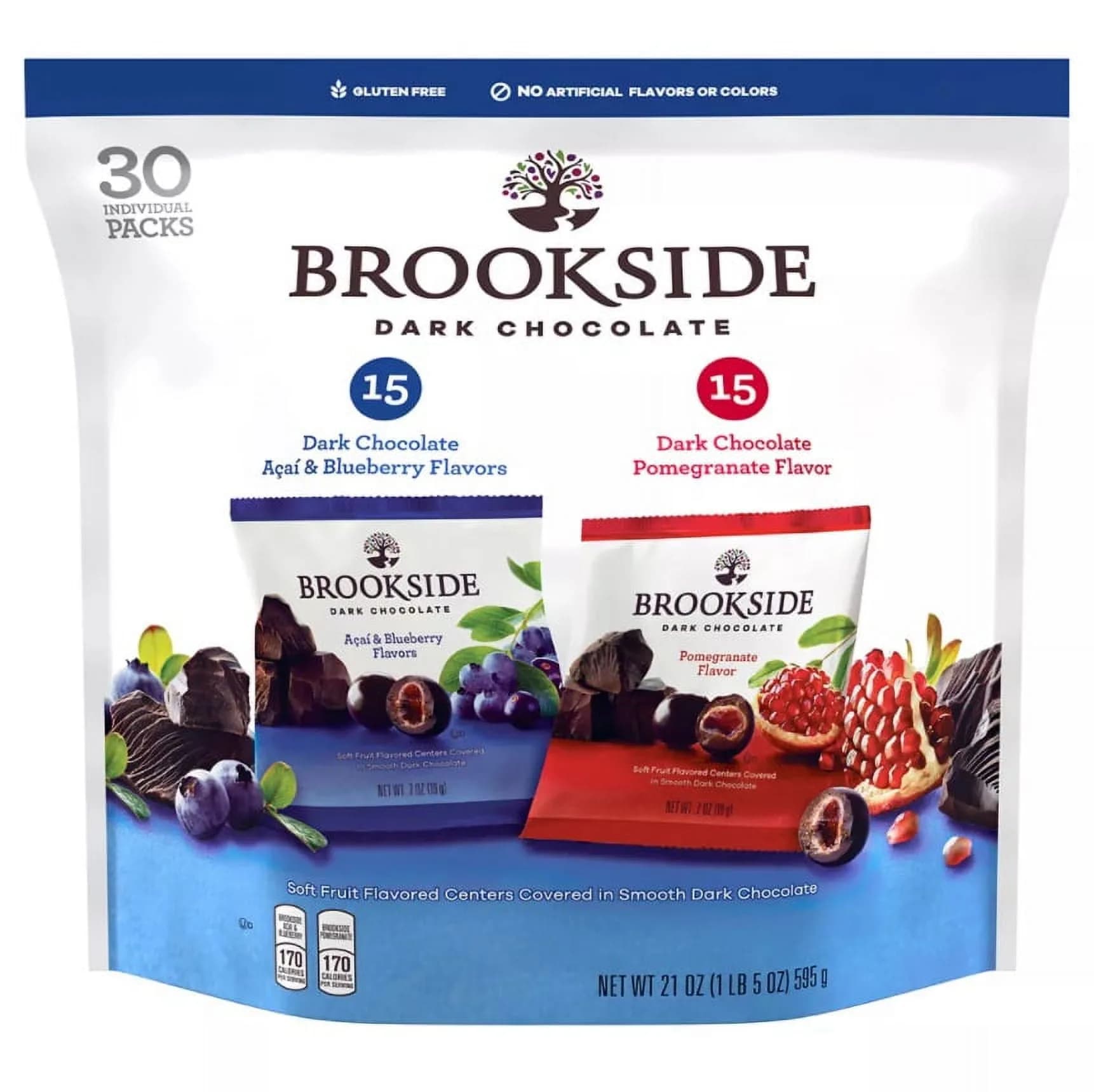 Hershey's Brookside Dark Chocolate Variety Pack, 21 oz