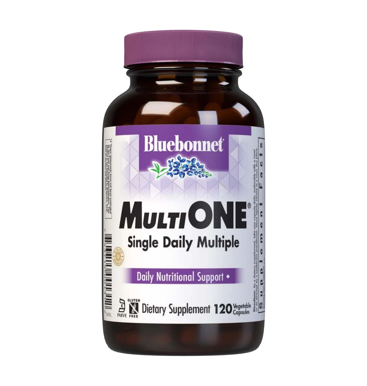 Bluebonnet Multi One with Iron - 120 Vegetable Capsules