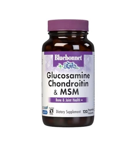 Bluebonnet Glucosamine Chondroitin & MSM, 120 Vegetable Capsules