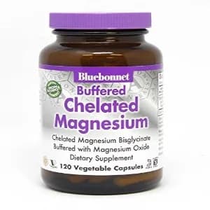 Bluebonnet Buffered Chelated Magnesium (3-Pack, 120 Veggie Caps Each)