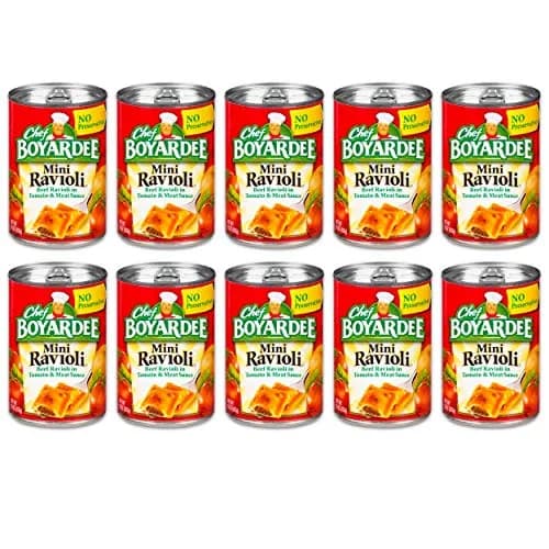 Chef Boyardee Mini Ravioli in Tomato & Meat Sauce, 15 oz (10-Pack)