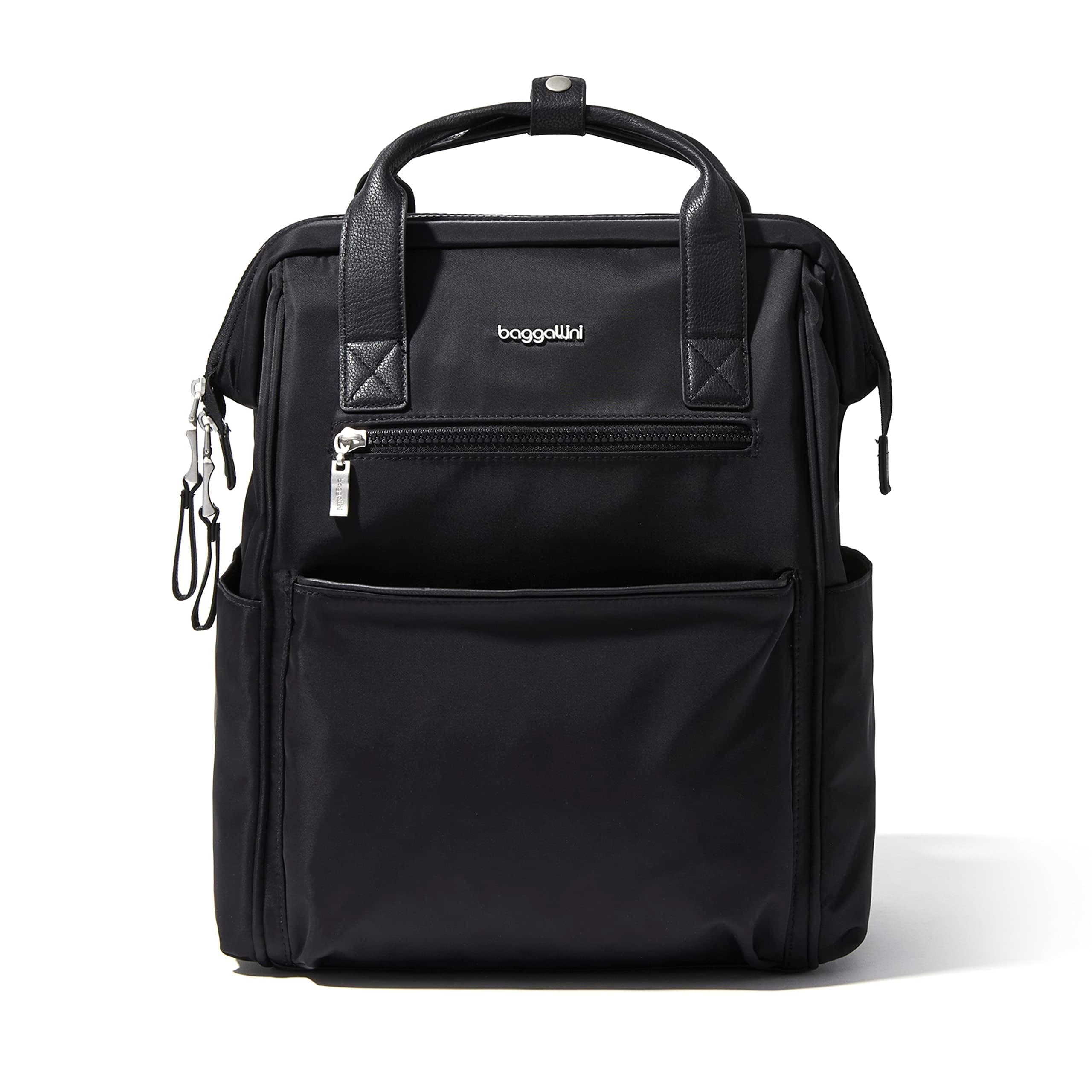 Baggallini Soho Travel Laptop Backpack for Women, Black
