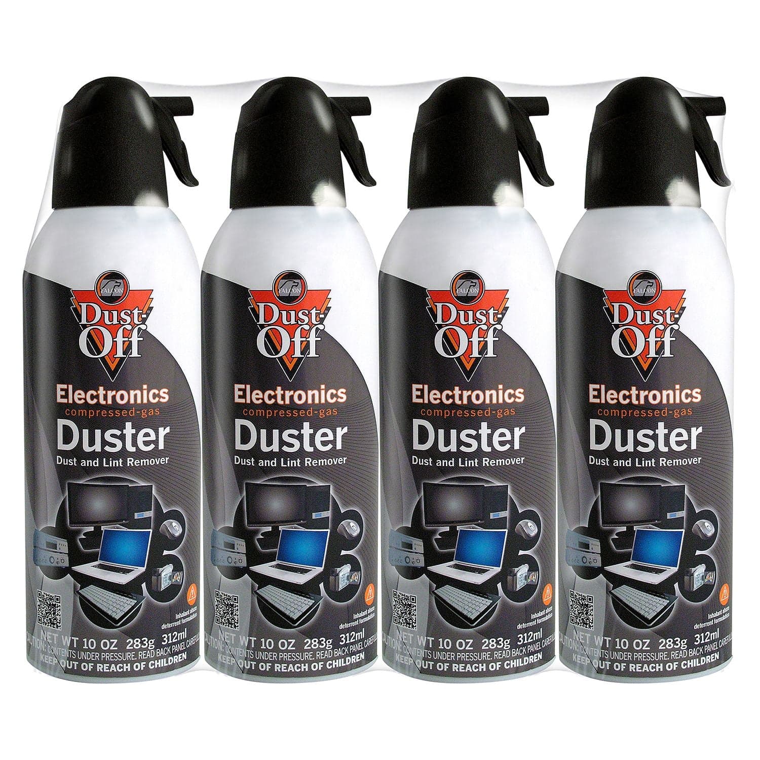 Dust-Off Electronics Duster and Cleaner, 4-Pack