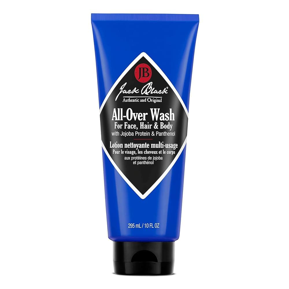 Jack Black All-Over Wash for Face, Body & Hair, 10 fl oz