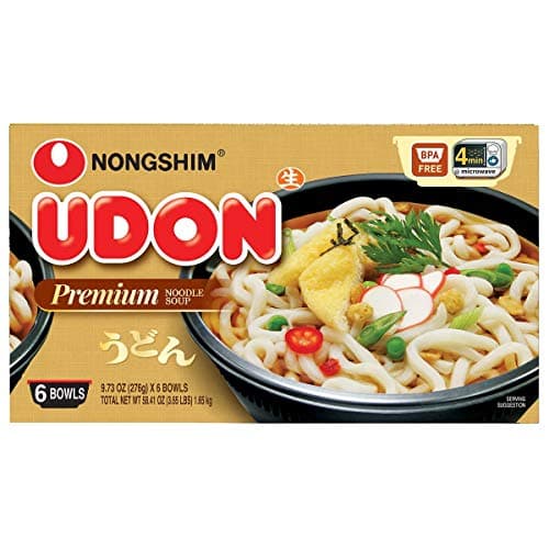 Nongshim Udon Noodle Bowl Soup, 9.73 oz (12 Bowls)
