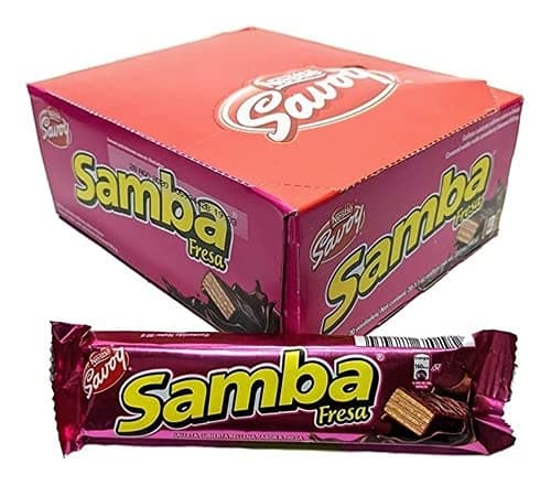 Samba Fudge-Covered Strawberry Cream Wafers