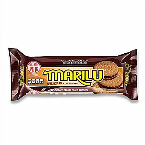 Marilú Chocolate Sandwich Cookies with Chocolate Cream, 2-Pack