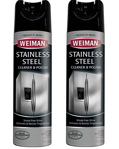 Weiman Stainless Steel Cleaner & Polish, 17 oz (2-Pack)