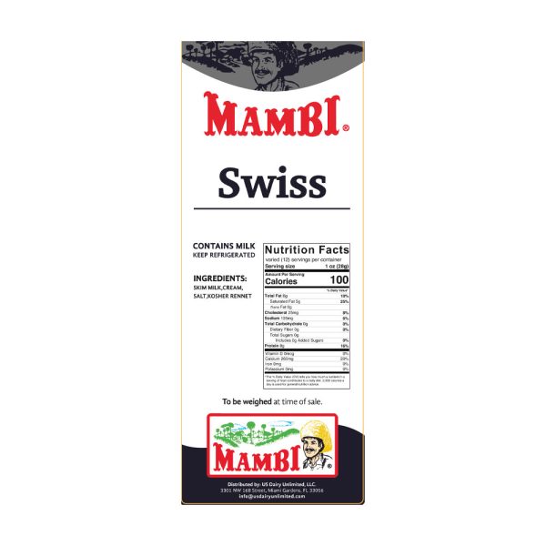 Mambi - Queso Swiss en Barra